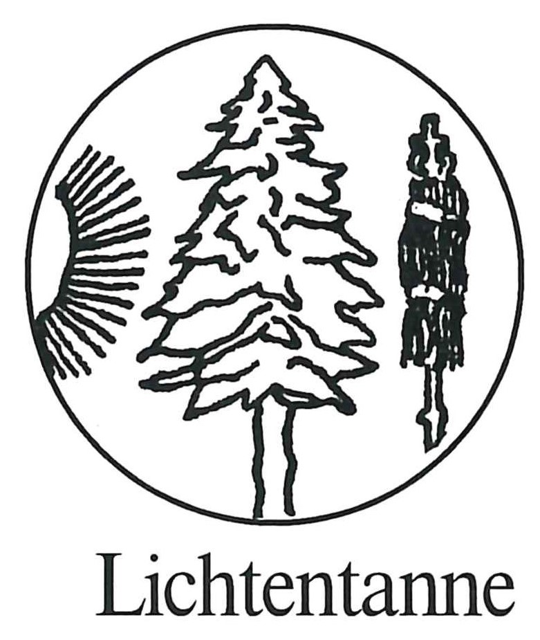 Das Wappen von Lichtentanne mit Link zum Ortsteil Lichtentanne.