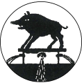 Im Bild ist das Wappen des Ortsteils Ebersbrunn zu sehen.