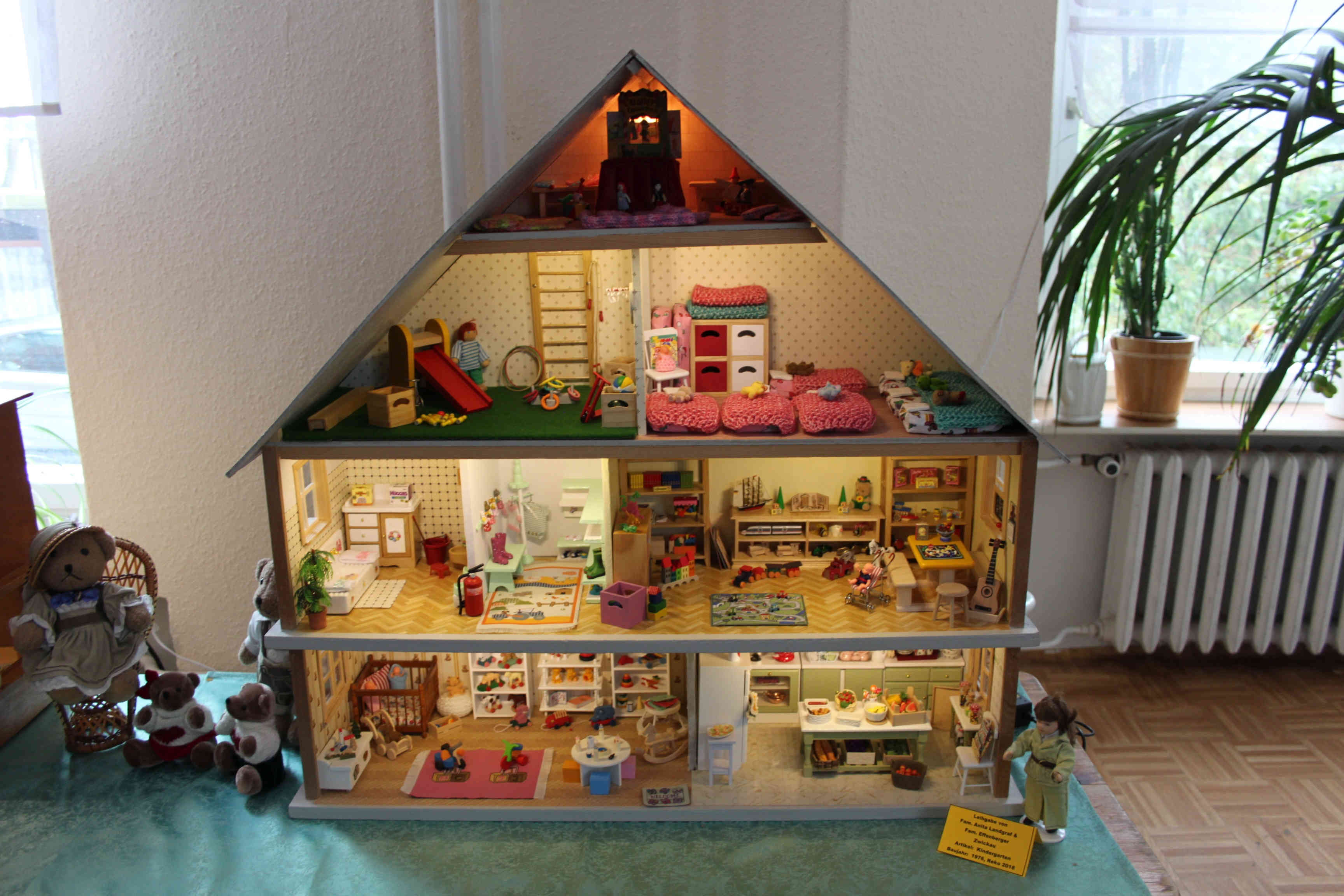 Ein Miniatur-Kindergarten
